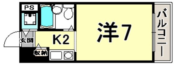 ハーバーヒル大倉山の物件間取画像